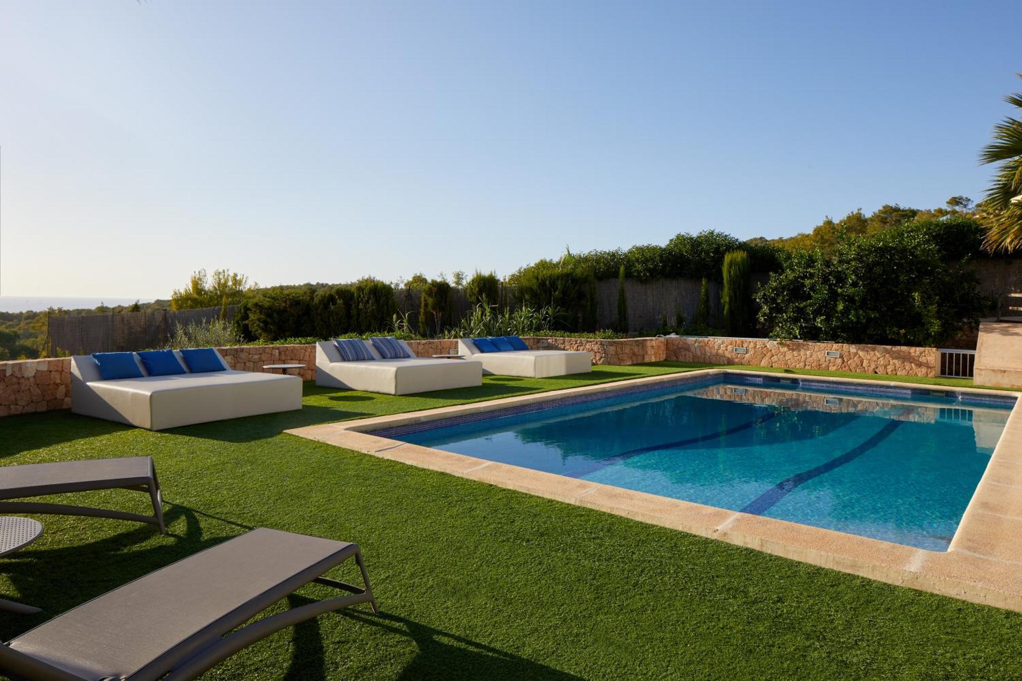 Villa Can Joan I - Fantastic Sunset Views And Family Friendly - ซานอันโตนิโอ ภายนอก รูปภาพ