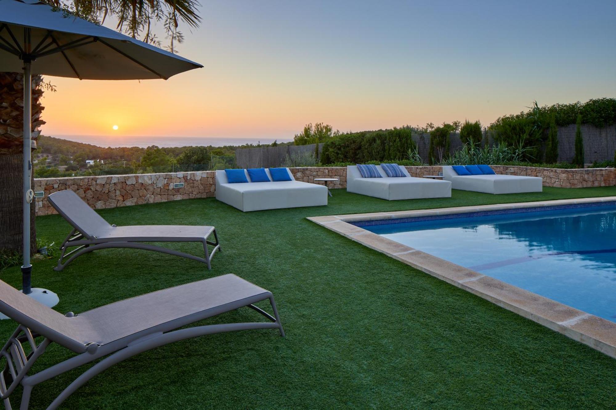 Villa Can Joan I - Fantastic Sunset Views And Family Friendly - ซานอันโตนิโอ ภายนอก รูปภาพ